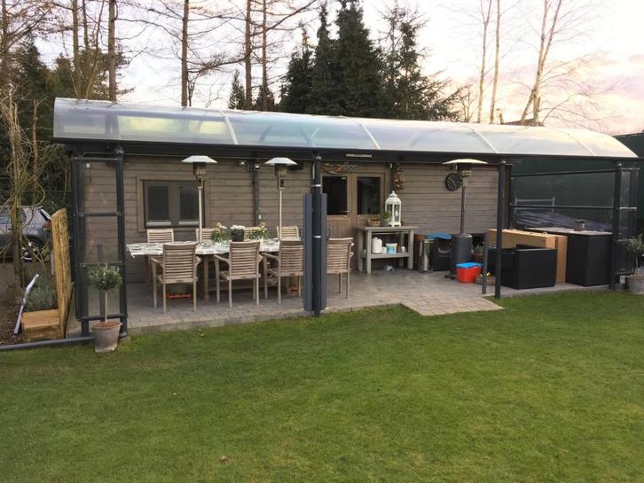 Terras overkapping Bozarc Antraciet, Jardin & Terrasse, Verrières, Utilisé, Autres types, Enlèvement