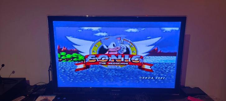 Sega MegaDrive 2 (16bit), Games en Spelcomputers, Spelcomputers | Sega, Gebruikt, Mega Drive, Met 1 controller, Ophalen