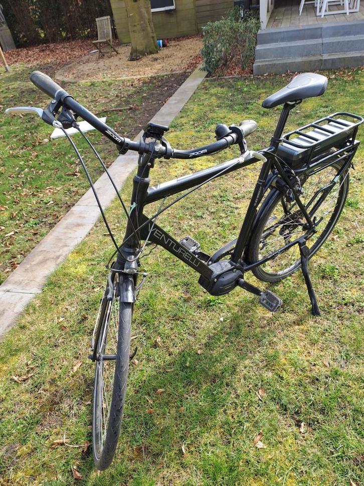 Elektrische herenfiets venturelli zwart groot model., Vélos & Vélomoteurs, Vélos électriques, Enlèvement