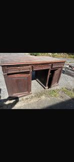 Bureau, Huis en Inrichting, Vintage, Ophalen, Gebruikt, Hout