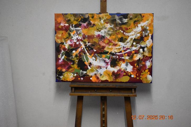 Abstracte schilderkunst, serie nr. 74, door joky kamo, Antiek en Kunst, Kunst | Schilderijen | Abstract, Ophalen