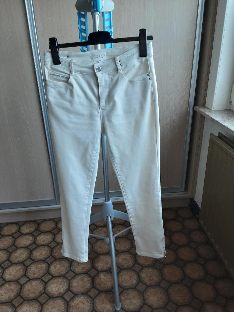 Damesbroek, Kleding | Dames, Broeken en Pantalons, Ophalen, Maat 38/40 (M), Beige