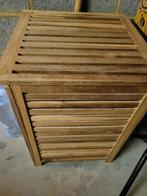 Bac a linge en bois..., Maison & Meubles, Enlèvement, Comme neuf, Brun, Autres types