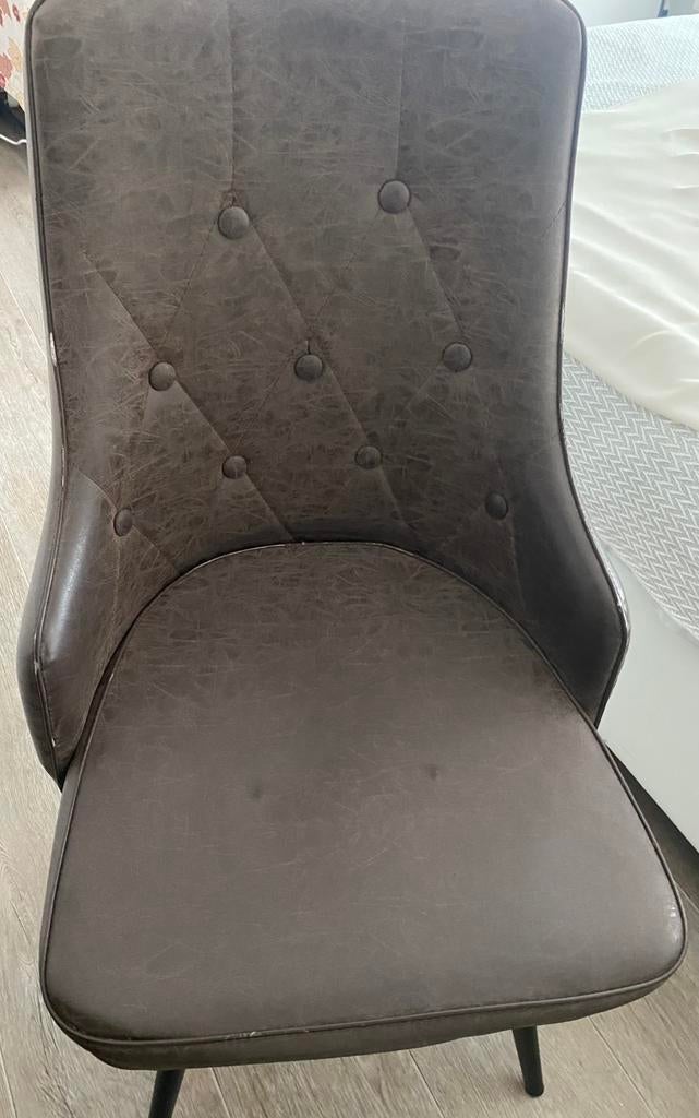 Chaises, Maison & Meubles, Brun, Enlèvement, Utilisé, Quatre