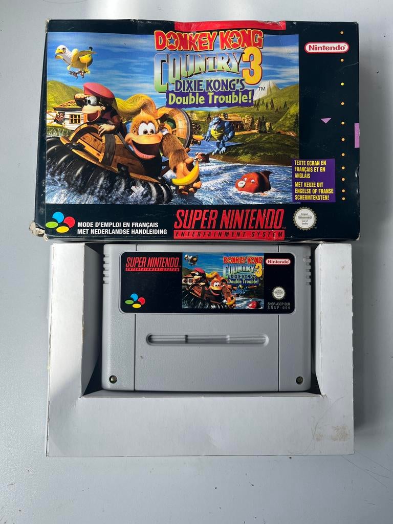Donkey Kong Country 3 (CIB) - Super Nintendo Version FRA/NLD, Games en Spelcomputers, Spelcomputers | Nintendo Super NES, Ophalen of Verzenden