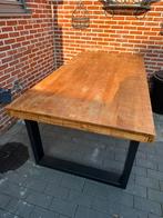 Groote robuuste eet tafel, Ophalen, Gebruikt, Hout