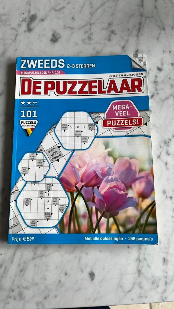 Puzzelboek : de puzzelaar, Ophalen, Nieuw, Puzzelboek