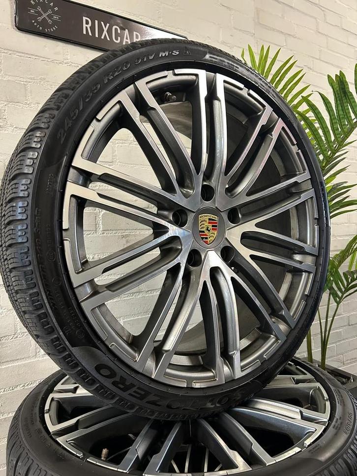 Porsche Turbo Velgenset 20inch Breedset + Pirelli Sottozero, Autos : Pièces & Accessoires, Pneus & Jantes, Pneus et Jantes, Pneus hiver