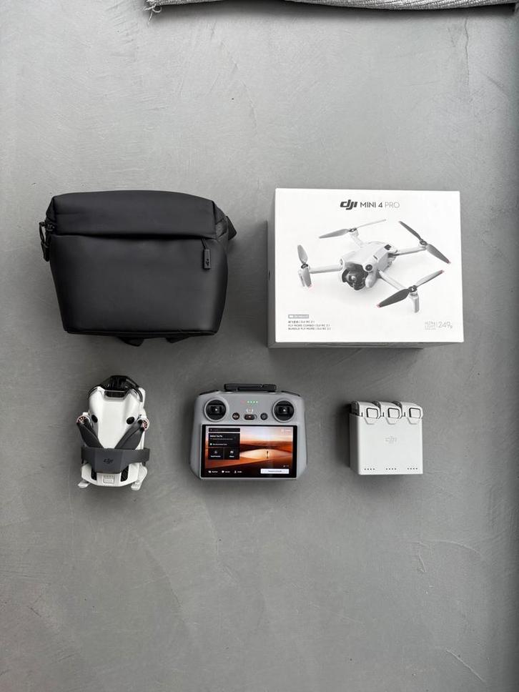 DJI Mini 4 Pro Fly More Combo – Nieuw | Complete set, Audio, Tv en Foto, Drones, Nieuw, Cameradrone, Topkwaliteit, DJI, Minder dan 250 gram