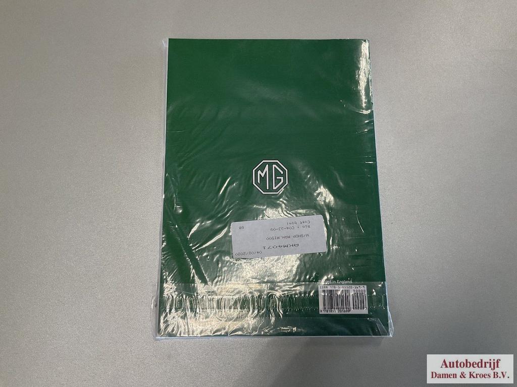 Workshop Manual MG Midget 1500 1975 - 1979 AKM4071, Ophalen of Verzenden