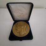 Bronzen medaille Koning Boudewijn, Postzegels en Munten, Ophalen of Verzenden, Brons