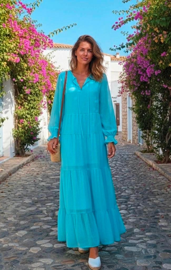 Prachtige jurk Soaked in luxury, Kleding | Dames, Jurken, Maat 38/40 (M), Ophalen of Verzenden