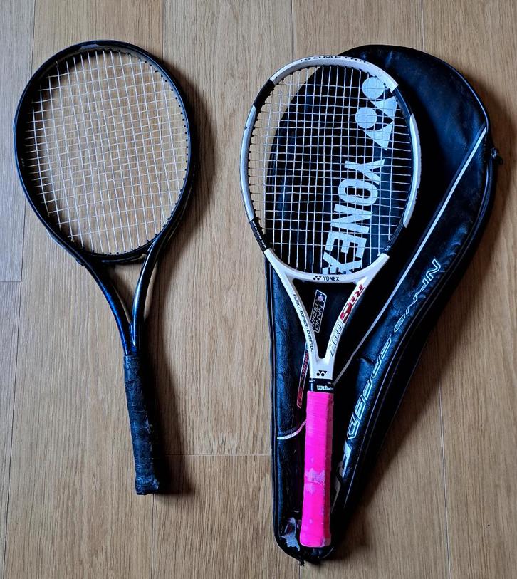 Yonex 27,5 en Prokennex 27 inch tennisrackets volwassenen, Sport en Fitness, Tennis, Gebruikt, Racket, Overige merken, Ophalen of Verzenden