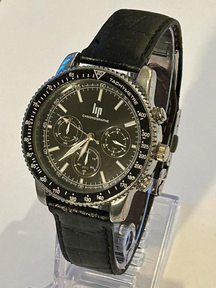 Lip montre Chronographe homme tachymètre bezel rotative, Bijoux, Sacs & Beauté, Montres | Hommes, Comme neuf, Montre-bracelet