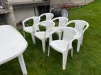 Table et chaises de jardin, Enlèvement, Utilisé, Plastique