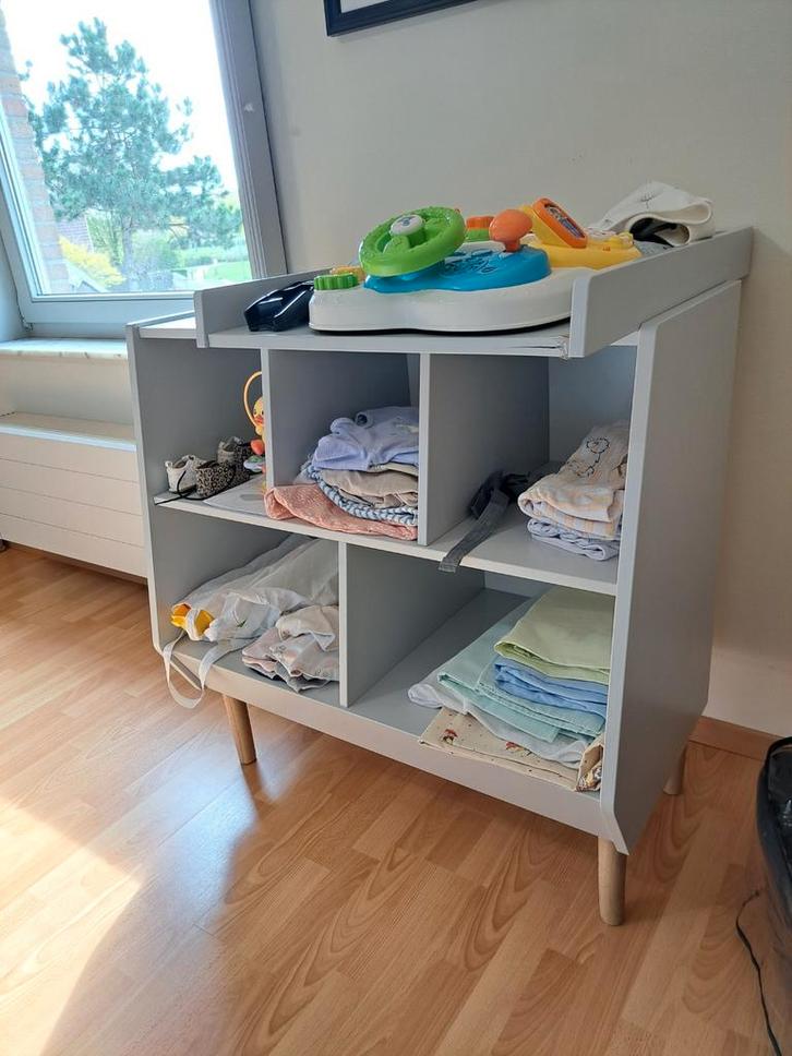 Commode + ververstafel - Done by Deer, Kinderen en Baby's, Kinderspulletjes, Gebruikt, Ophalen