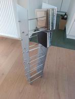 Porte DVD métal design industriel 93 cm de haut, Maison & Meubles, Enlèvement, Utilisé, Métal, DVD