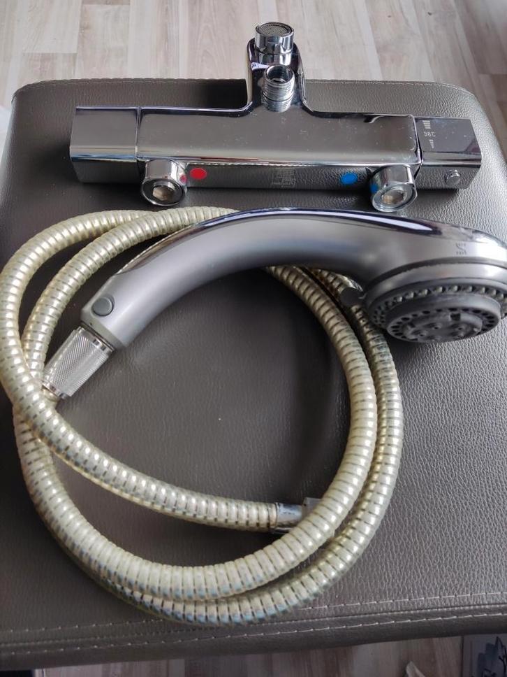 Douchekraan met flexibele doucheslang, Doe-het-zelf en Bouw, Sanitair, Zo goed als nieuw, Bad, Chroom, Ophalen