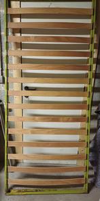 Sommier à lattes 1 personne – 90  200 cm, Ophalen, Eenpersoons, Zo goed als nieuw, Bedbodem