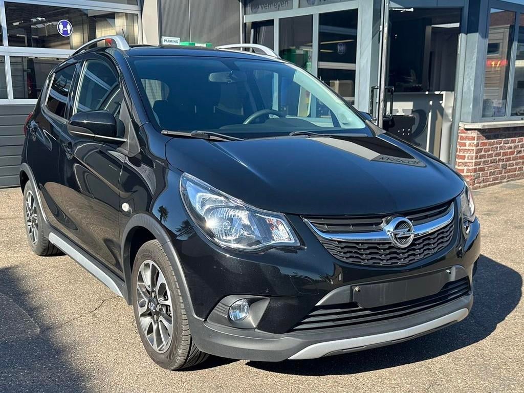 Opel Karl Rocks 1000 Benzine Edition+…, Voorwielaandrijving, Stof, Gebruikt, Zwart