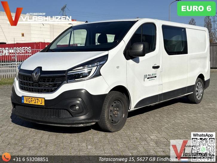 Renault Trafic 2.0 dCi 120 T29 L2H1 Dubbel Cabine Work Editi, Auto's, Bestelwagens en Lichte vracht, Bedrijf, ABS, Airconditioning