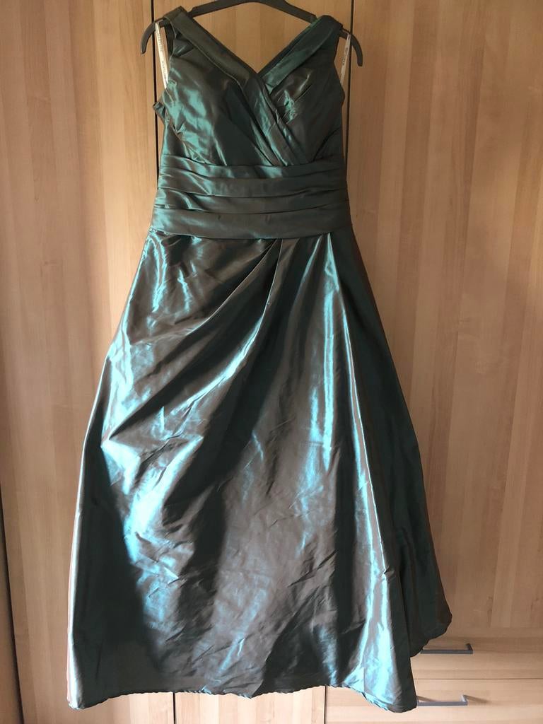 Galajurk Marylise - (zie omschrijving), Enlèvement, Comme neuf, Vert, Robe de gala