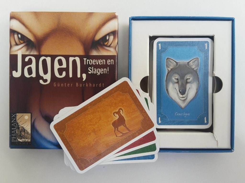 Nieuw kaartspel Jagen, 3-4 spelers, Phalanx, + 1 gratis demo, Drie of vier spelers, Ophalen of Verzenden, Nieuw, Phalanx Games