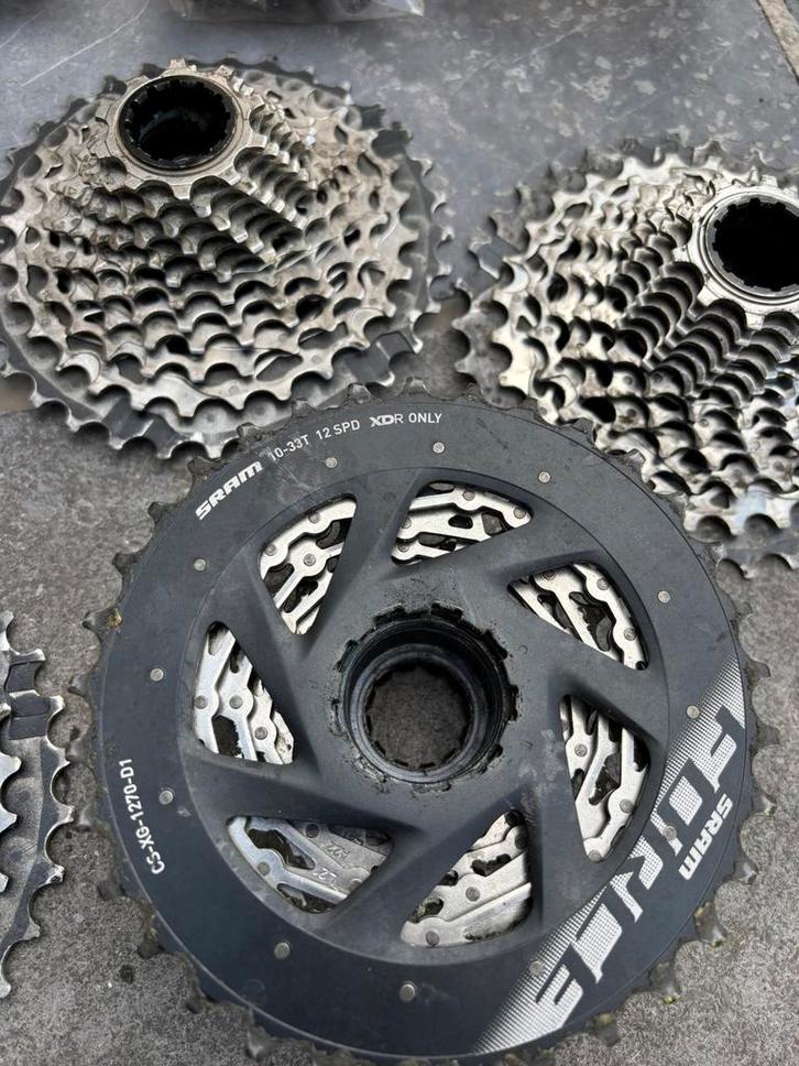 Sram cassette + dt swiss xtr body, Fietsen en Brommers, Fietsonderdelen, Zo goed als nieuw, Ophalen