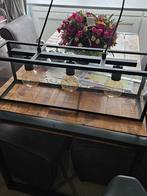 luster, Huis en Inrichting, Lampen | Kroonluchters, Ophalen, Zo goed als nieuw, Glas