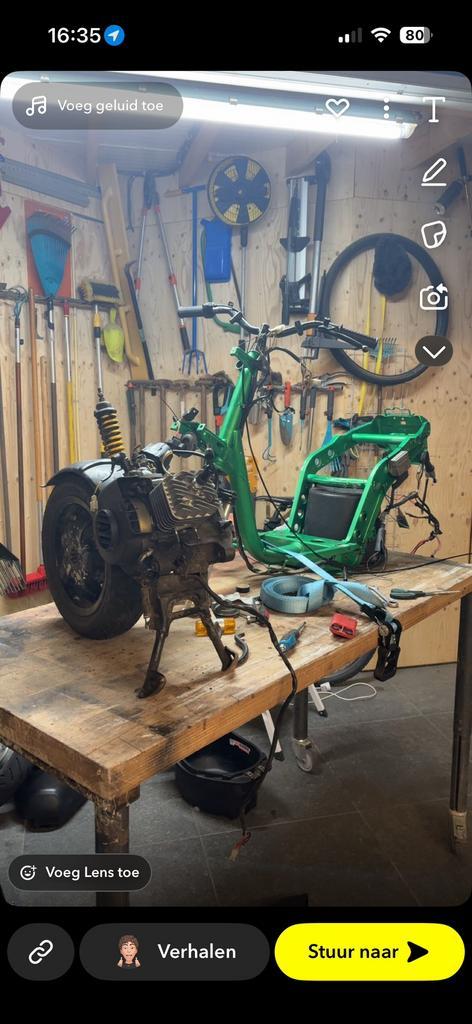 Type 3 project ruilen en kopen, Vélos & Vélomoteurs, Pièces de cyclomoteur | Scooters, Utilisé, Piaggio, Bloc, Enlèvement