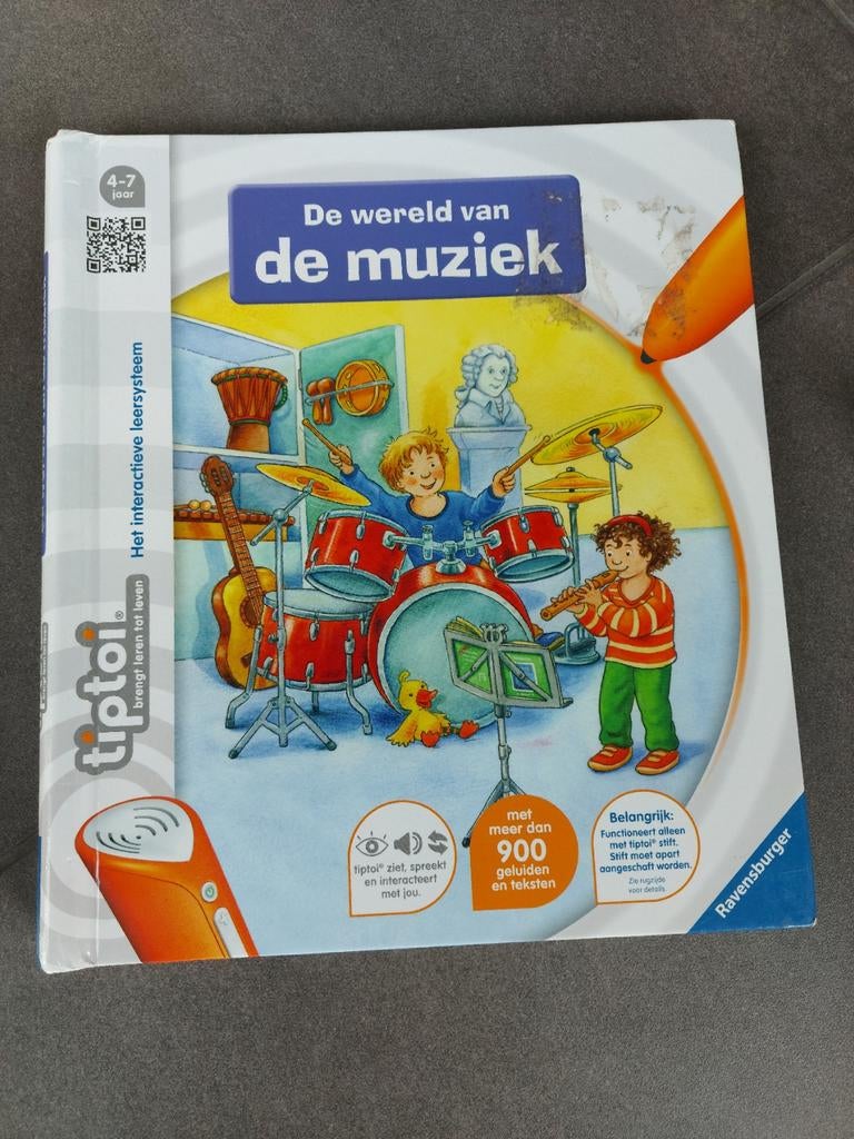 Tiptoi boek de wereld van de muziek, Ophalen, Gebruikt, Ontdekken, Met geluid