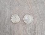 2 zilveren ecu te koop, Ophalen, Zilver, België, Overige waardes
