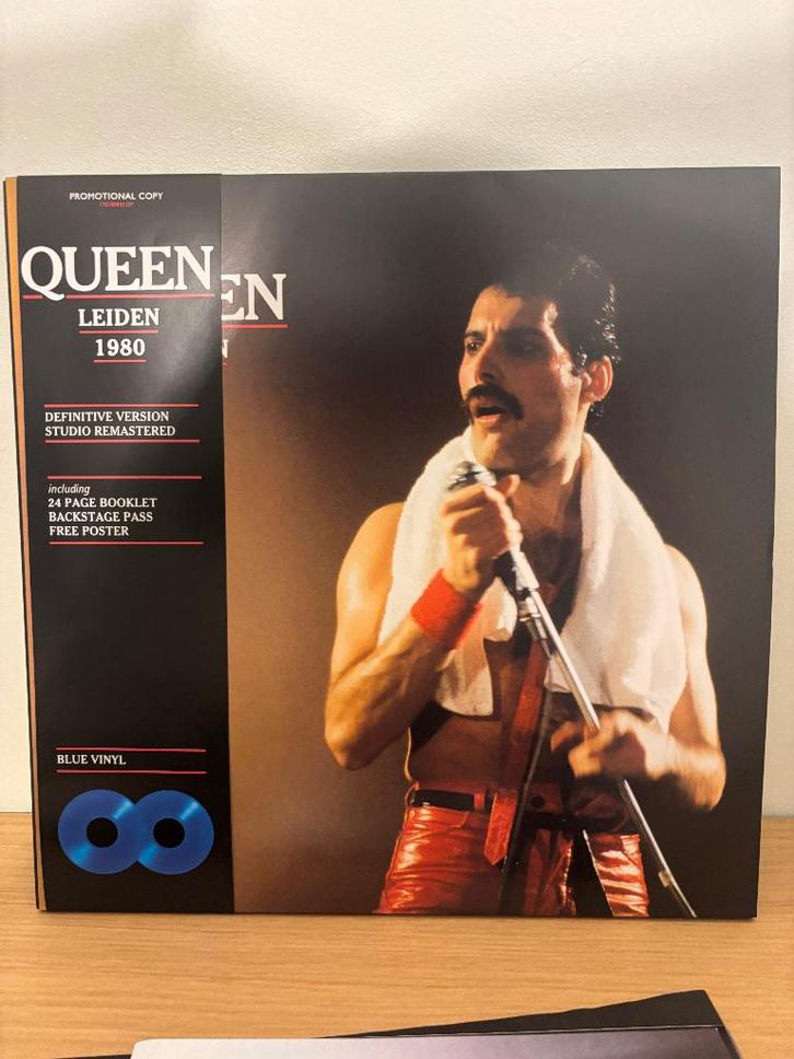 LP - Queen - Leiden 1980, CD & DVD, Vinyles | Rock, Comme neuf, Pop rock, 12 pouces, Enlèvement ou Envoi