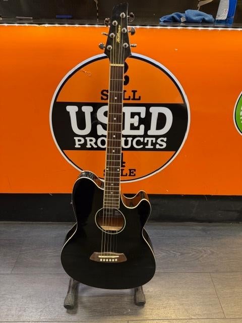 Ibanez Talman TCY10E-BK - Western Gitaar | In goede staat, Ophalen of Verzenden, Zo goed als nieuw, Hollow body, Ibanez