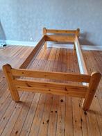 Cadre de lit en pin massif, Maison & Meubles, 100 cm, Une personne, Brun, Enlèvement