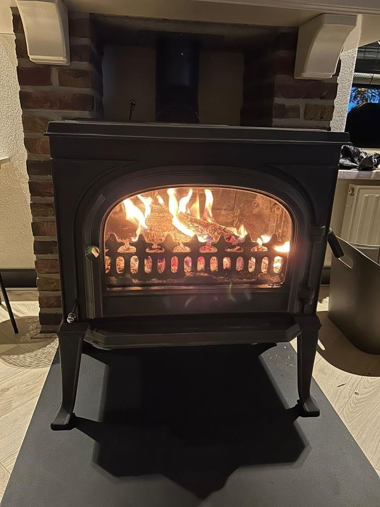 Poêle à bois Uranus I en fonte 55cm à bois ! OFFRE !, Neuf, Métal, Noir, Campagnard