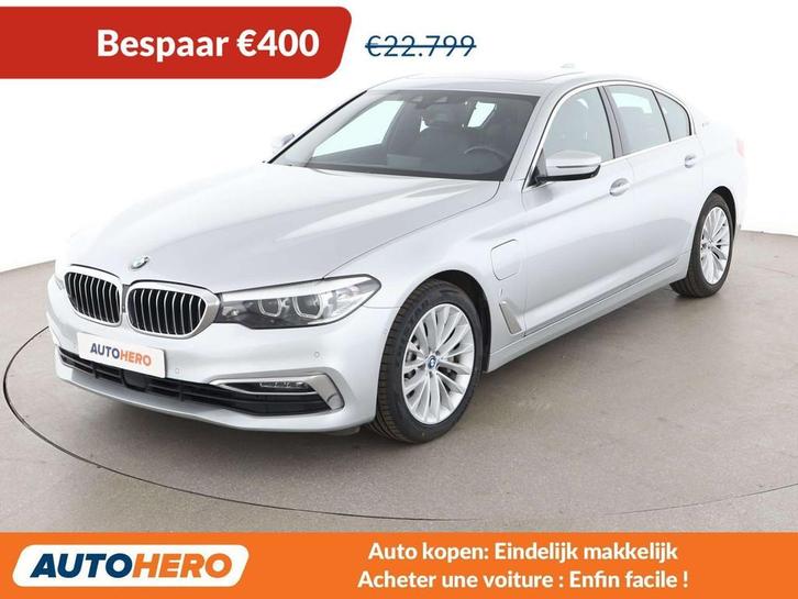 BMW 5 Serie 530 530e Luxury Line (bj 2018, automaat), Auto's, BMW, Te koop, 5 Reeks, 360° camera, ABS, Adaptive Cruise Control