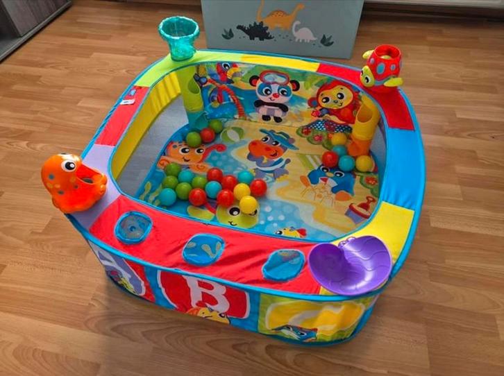 Playgro Ballenbad Pop and Drop Activity Ball Gym, Kinderen en Baby's, Speelgoed | Speeltafels, Ophalen