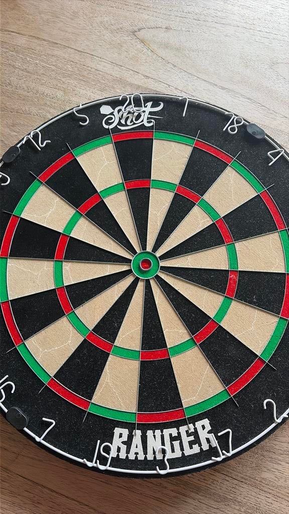 Darts bord Shot Ranger, Sport en Fitness, Ophalen, Nieuw