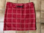 Rood-witte rok, Maat 46/48 (XL) of groter, Ophalen of Verzenden, Zo goed als nieuw, Boven de knie