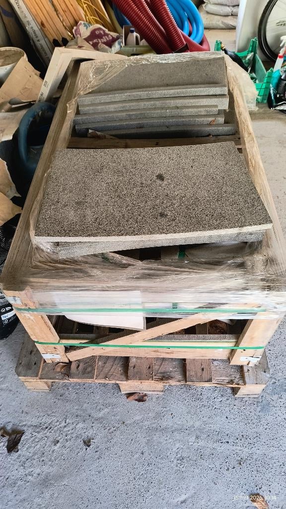 Boordstenen voor rond zwembad 5m diameter, Ophalen, Nieuw