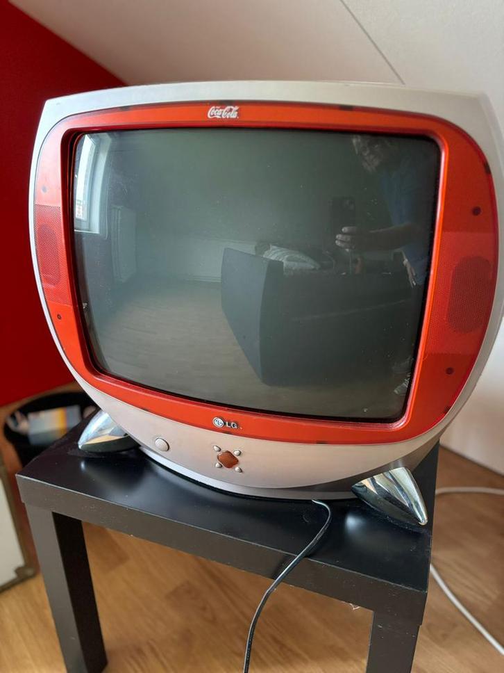 Vintage Coca Cola TV scherm, Audio, Tv en Foto, Vintage Televisies, Gebruikt, LG, Ophalen