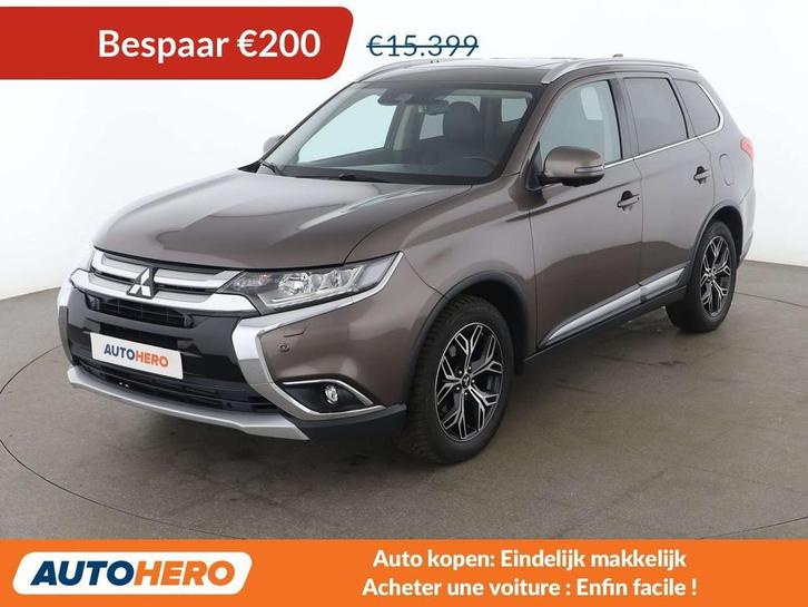 Mitsubishi Outlander 2.2 DI-D Diamant Edition 4WD (bj 2018), Auto's, Mitsubishi, Te koop, Outlander, 4x4, ABS, Achteruitrijcamera