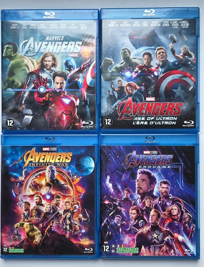 Avengers Collectie Blu-ray, CD & DVD, Blu-ray, Comme neuf, Action, Enlèvement ou Envoi