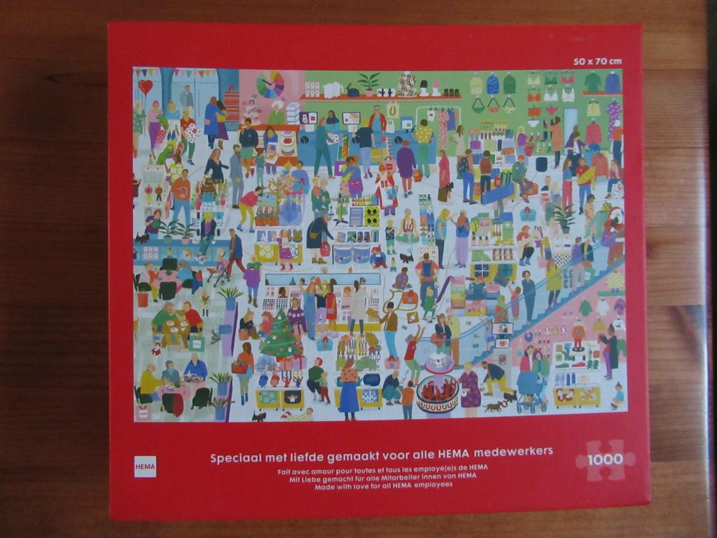 Leuke volledige puzzel van 1000 stukjes, zo goed als nieuw., Hobby & Loisirs créatifs, Sport cérébral & Puzzles, Enlèvement, 500 à 1500 pièces