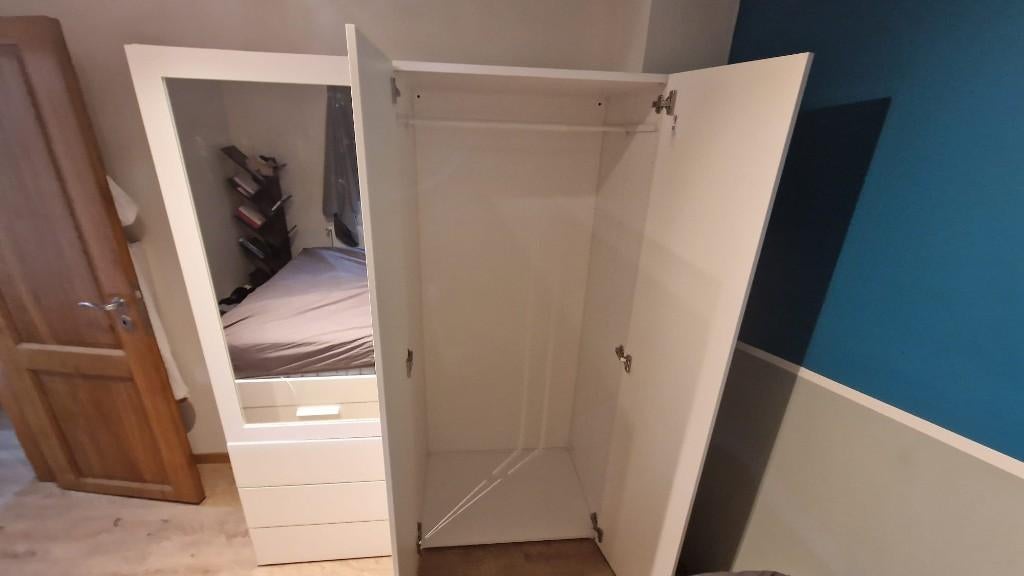 Platsa kleerkast (Ikea), Huis en Inrichting, Kasten | Kleerkasten, Gebruikt, 150 tot 200 cm, 50 tot 100 cm, 50 tot 75 cm, Ophalen