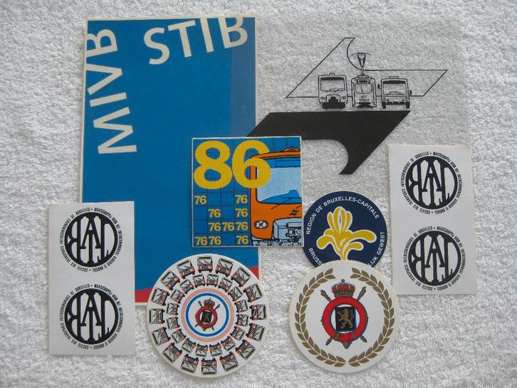 MIVB STIB SNCV NMVB – années 80 rare, Collections, Trains & Trams, Tram, Enlèvement ou Envoi
