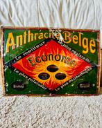 Plaque publicitaire anthracite Belge, Collections, Marques & Objets publicitaires, Enlèvement ou Envoi