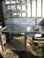 Wastafel in inox, Ophalen, Gebruikt