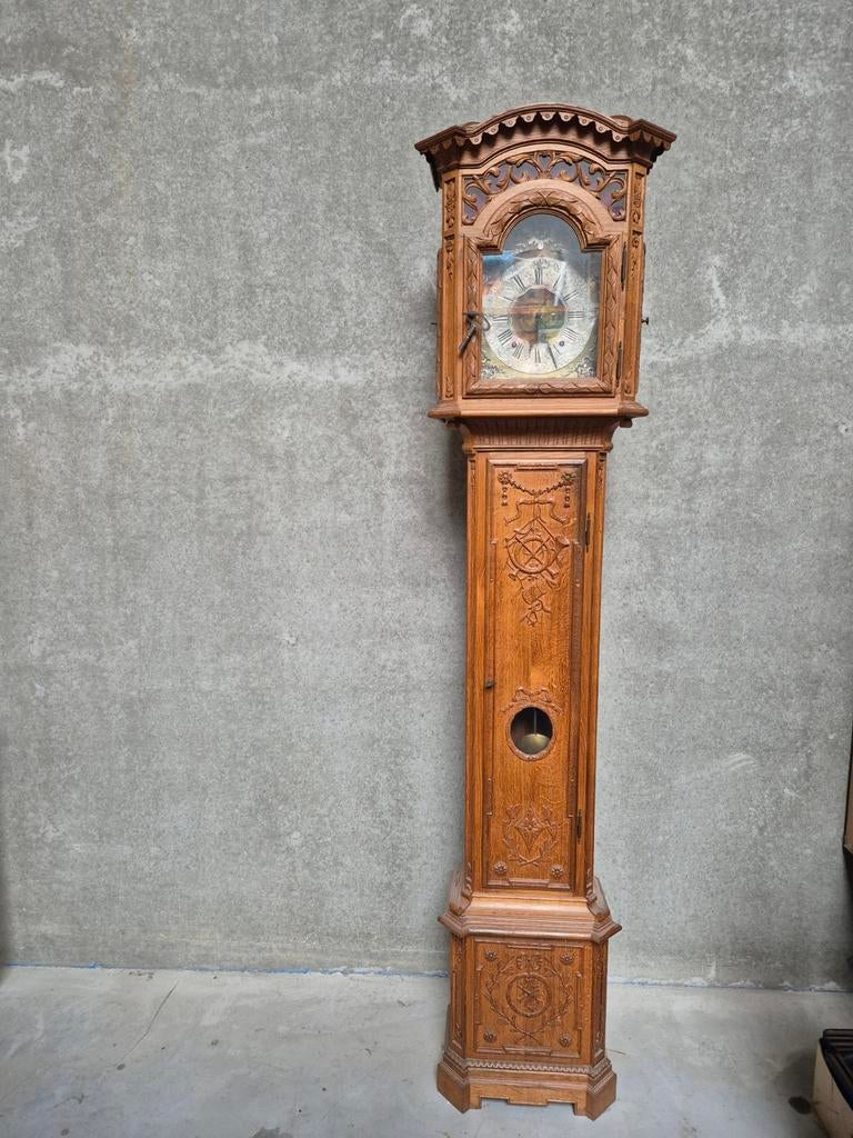 Prachtige antieke staande klok, Enlèvement